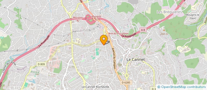 localisation de l'entreprise MONSIEUR EMANUELE BALESTRA à LE CANNET