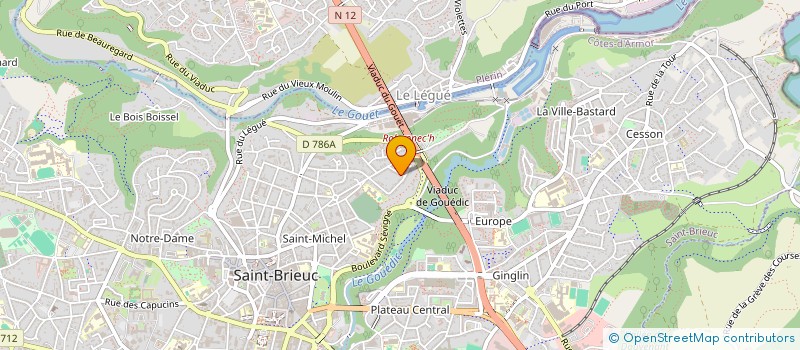 localisation de l'entreprise MONSIEUR EMANUELE CORAZZA à SAINT-BRIEUC