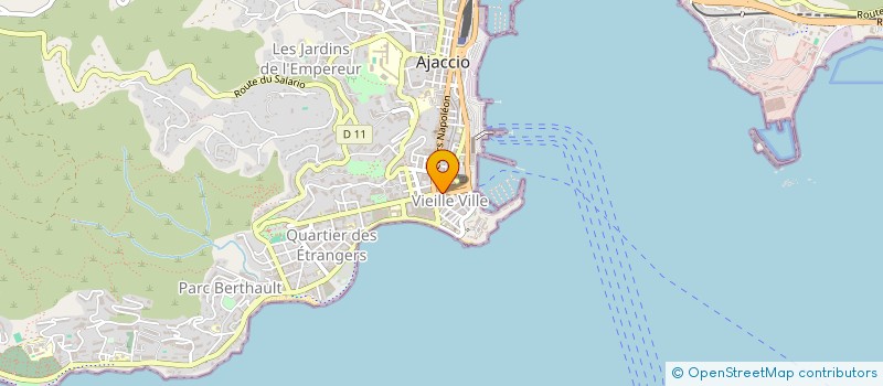 localisation de l'entreprise MONSIEUR EMANUELE GAMBERONI à AJACCIO