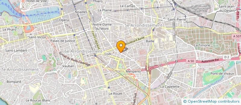 localisation de l'entreprise MONSIEUR EMANUELE GIORGI à MARSEILLE