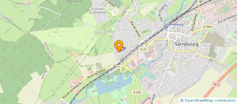 localisation de l'entreprise MONSIEUR EMANUELE MALDUCA à SARREBOURG