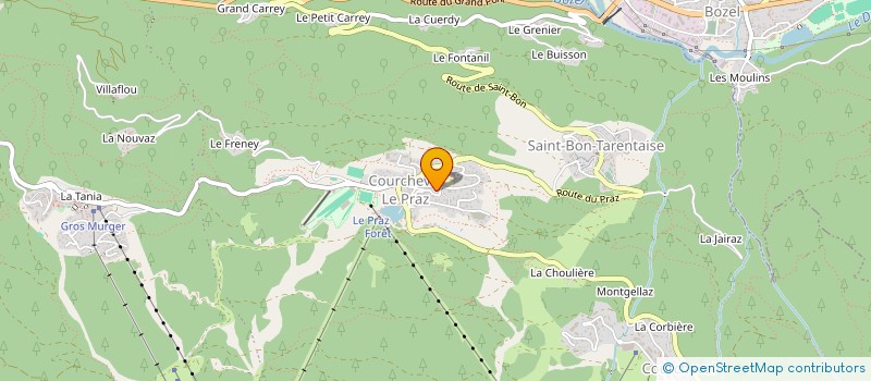 localisation de l'entreprise MONSIEUR EMANUELE OLIVA à COURCHEVEL