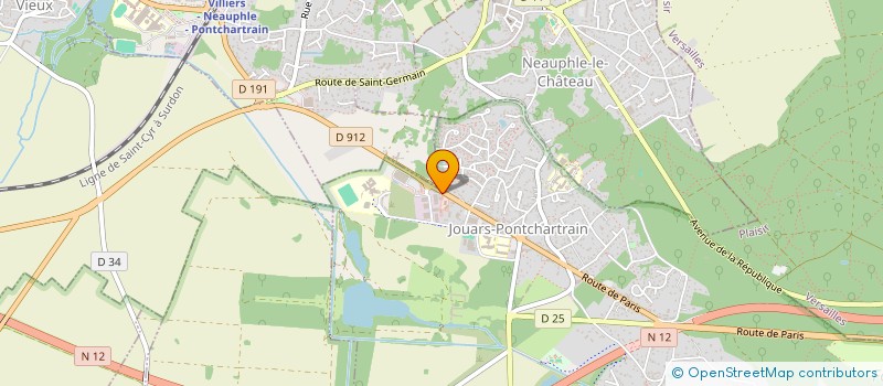 localisation de l'entreprise MONSIEUR EMANUELE ROMANELLI  JOUARS-PONTCHARTRAIN