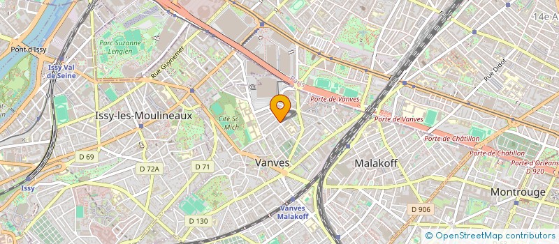 localisation de l'entreprise MONSIEUR EMANUELE SCORCELLETTI  VANVES