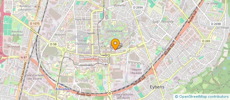 localisation de l'entreprise MONSIEUR EMANUELLE MARIE-SAINTE à GRENOBLE