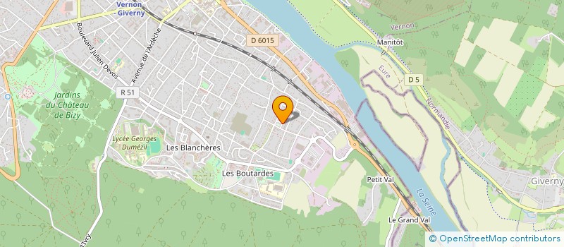 localisation de l'entreprise MONSIEUR EMBAREC ABDERRAHMAN MAHYUB  VERNON