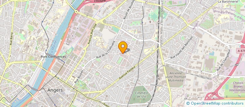 localisation de l'entreprise MONSIEUR EMBAREK ABDELWAHID à ANGERS