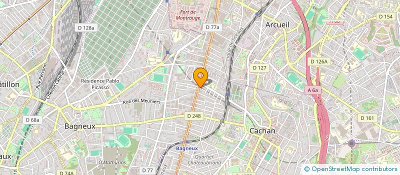 localisation de l'entreprise MONSIEUR EMBAREK BIDI  CACHAN