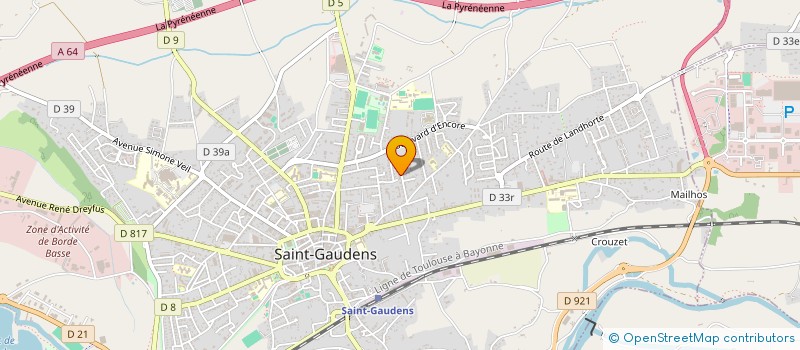 localisation de l'entreprise MONSIEUR EMBAREK DOUAH à SAINT-GAUDENS