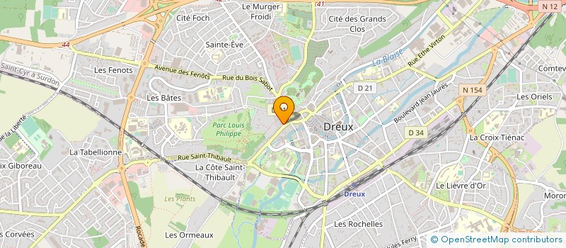 localisation de l'entreprise MONSIEUR EMBAREK GUEZZI à DREUX