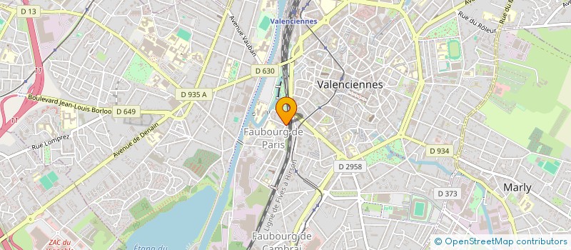 localisation de l'entreprise MONSIEUR EMDADULLAH YOUSUF ZAI  VALENCIENNES