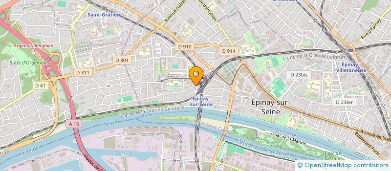 localisation de l'entreprise MONSIEUR EMERAN AMOUGOU à EPINAY-SUR-SEINE