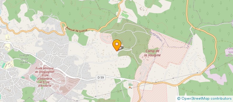 localisation de l'entreprise MONSIEUR EMERAND GONGO QUETIER à FREJUS