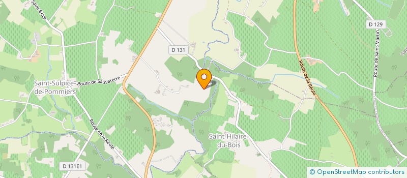 localisation de l'entreprise MONSIEUR EMERIC ACHILLE  SAINT-SULPICE-DE-POMMIERS