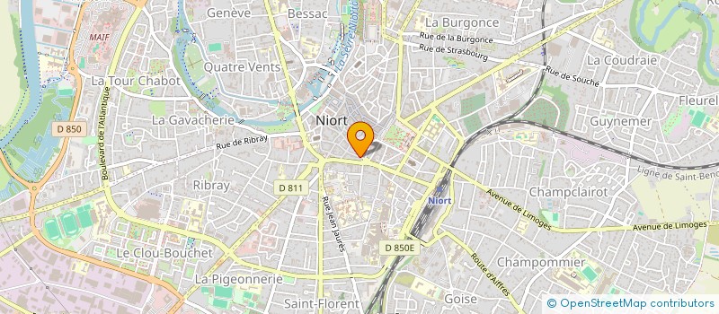 localisation de l'entreprise MONSIEUR EMERIC AUGER à NIORT