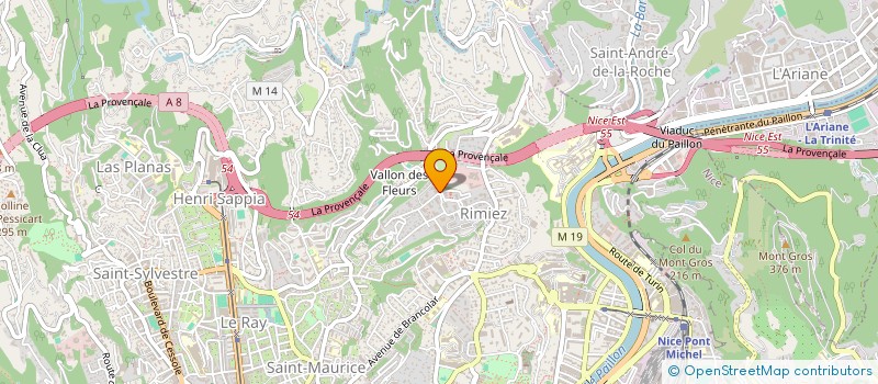 localisation de l'entreprise MONSIEUR EMERIC BAROLET  NICE