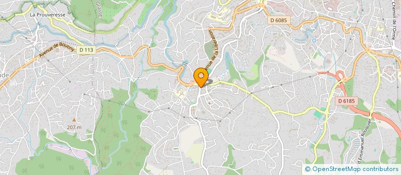 localisation de l'entreprise MONSIEUR EMERIC BEURET à GRASSE