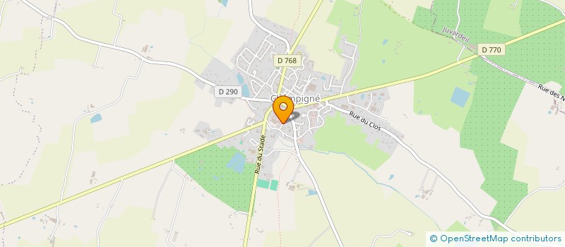 localisation de l'entreprise MONSIEUR EMERIC BIZON  BEAUPREAU-EN-MAUGES