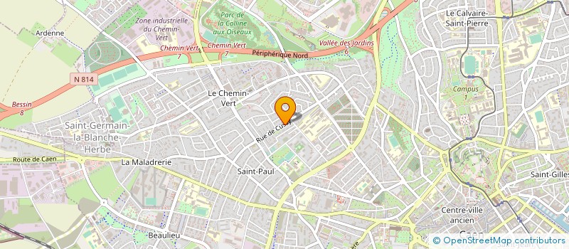 localisation de l'entreprise MONSIEUR EMERIC BODEREAU à CAEN