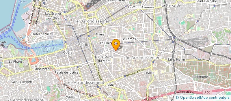 localisation de l'entreprise MONSIEUR EMERIC BOSSE à MARSEILLE