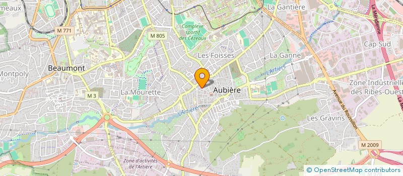 localisation de l'entreprise MONSIEUR EMERIC BREIL  AUBIERE