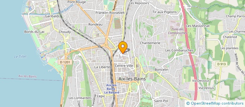 localisation de l'entreprise MONSIEUR EMERIC CARQUILLAT à AIX-LES-BAINS