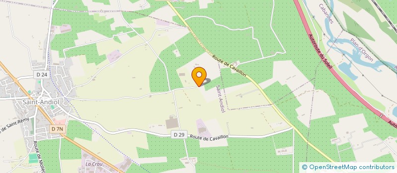 localisation de l'entreprise MONSIEUR EMERIC CHABAS  SAINT-ANDIOL