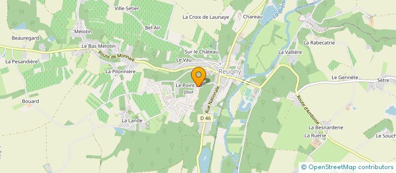 localisation de l'entreprise MONSIEUR EMERIC CHEVALIER à REUGNY