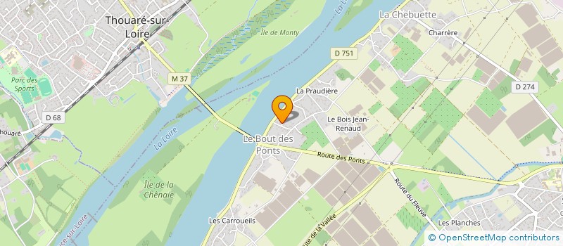 localisation de l'entreprise MONSIEUR EMERIC CHUINARD  SAINT-JULIEN-DE-CONCELLES