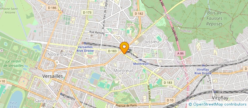 localisation de l'entreprise MONSIEUR EMERIC CICALA SCHMITT à VERSAILLES