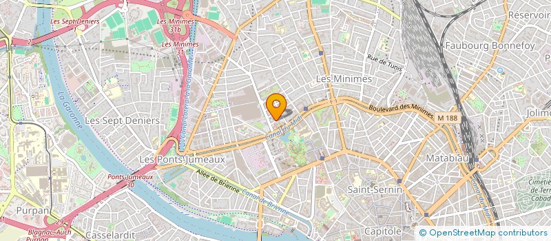 localisation de l'entreprise MONSIEUR EMERIC D'HUBERT  TOULOUSE