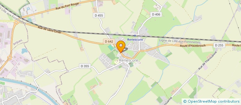 localisation de l'entreprise MONSIEUR EMERIC DEBLONDE  RENESCURE