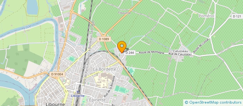 localisation de l'entreprise MONSIEUR EMERIC DELAVELLE  POMEROL