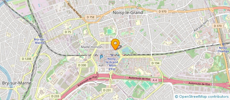 localisation de l'entreprise MONSIEUR EMERIC DENAIVES à NOISY-LE-GRAND