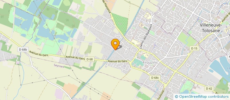 localisation de l'entreprise MONSIEUR EMERIC DIAZ  FROUZINS