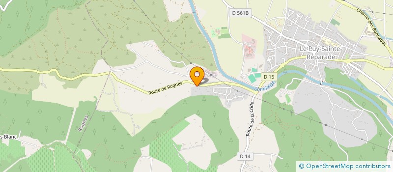 localisation de l'entreprise MONSIEUR EMERIC DUMINY  LE PUY-SAINTE-REPARADE