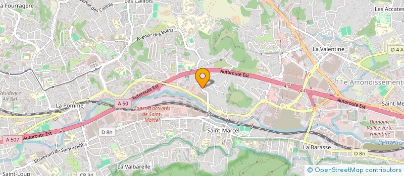 localisation de l'entreprise MONSIEUR EMERIC FONTAINE  MARSEILLE