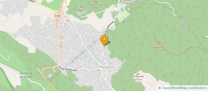 localisation de l'entreprise MONSIEUR EMERIC FORT  ROCBARON