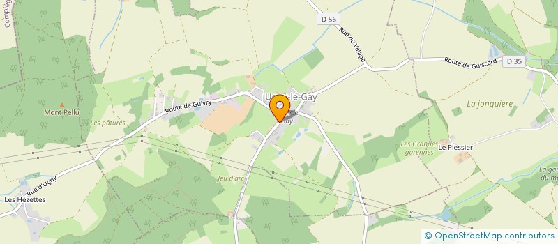 localisation de l'entreprise MONSIEUR EMERIC FROMENTIN  UGNY-LE-GAY