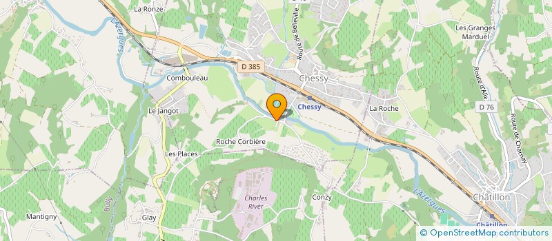 localisation de l'entreprise MONSIEUR EMERIC GABRY  CHESSY