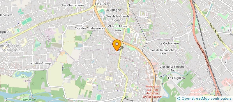localisation de l'entreprise MONSIEUR EMERIC GAYET à LA CHAPELLE-SAINT-MESMIN