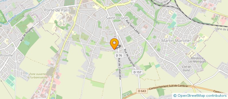 localisation de l'entreprise MONSIEUR EMERIC GOULAOUIC  CAMBRAI