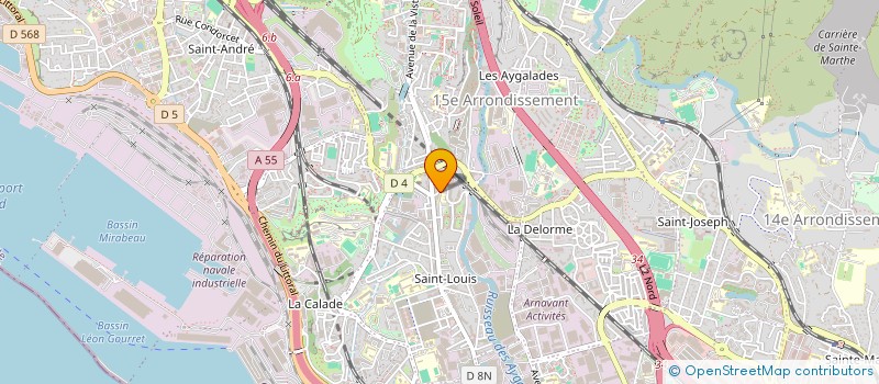 localisation de l'entreprise MONSIEUR EMERIC GRAIL à MARSEILLE