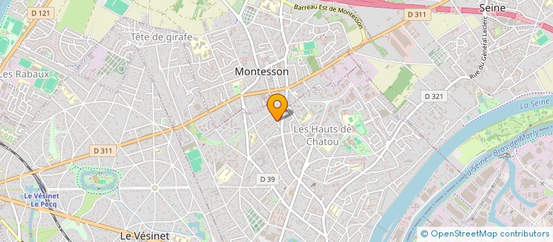 localisation de l'entreprise MONSIEUR EMERIC GRANDSART à CHATOU