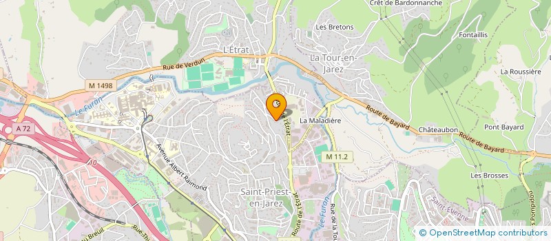 localisation de l'entreprise MONSIEUR EMERIC GUICHARD  SAINT-PRIEST-EN-JAREZ