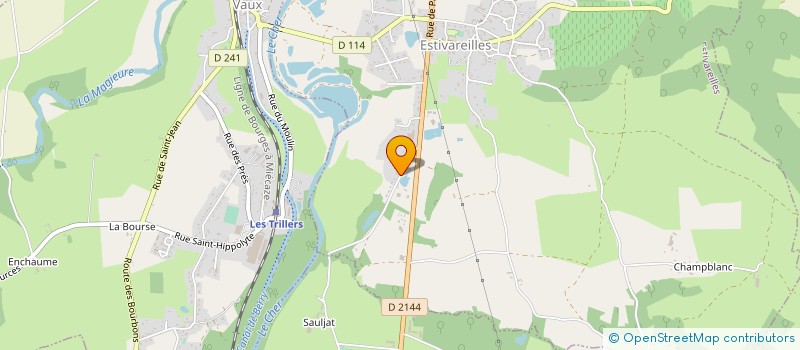 localisation de l'entreprise MONSIEUR EMERIC GUIENOT  VAUX