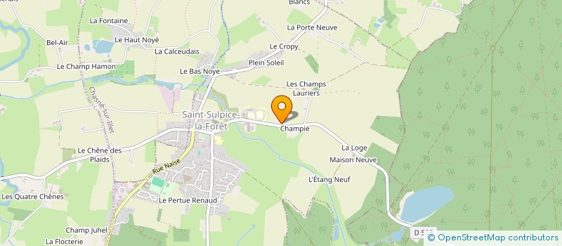 localisation de l'entreprise MONSIEUR EMERIC GUILLEMOIS  SAINT AUBIN D'AUBIGNE