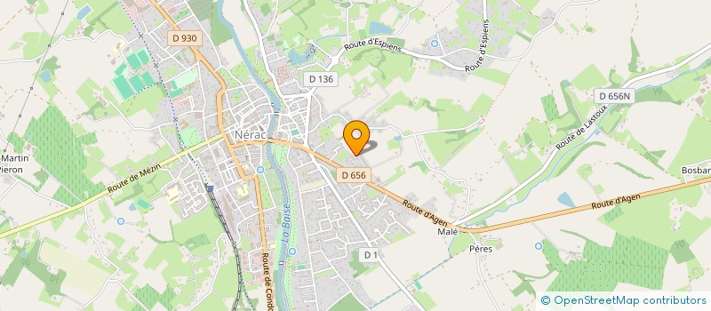 localisation de l'entreprise MONSIEUR EMERIC GUILLOT  NERAC