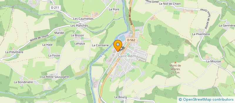 localisation de l'entreprise MONSIEUR EMERIC HEBERT  SAINT-REMY