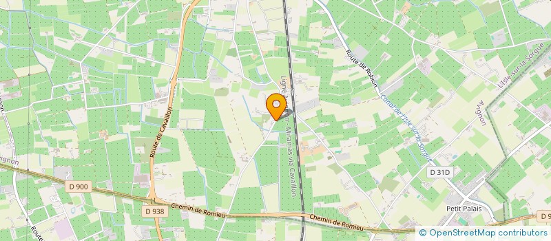 localisation de l'entreprise MONSIEUR EMERIC HENRI  L'ISLE-SUR-LA-SORGUE